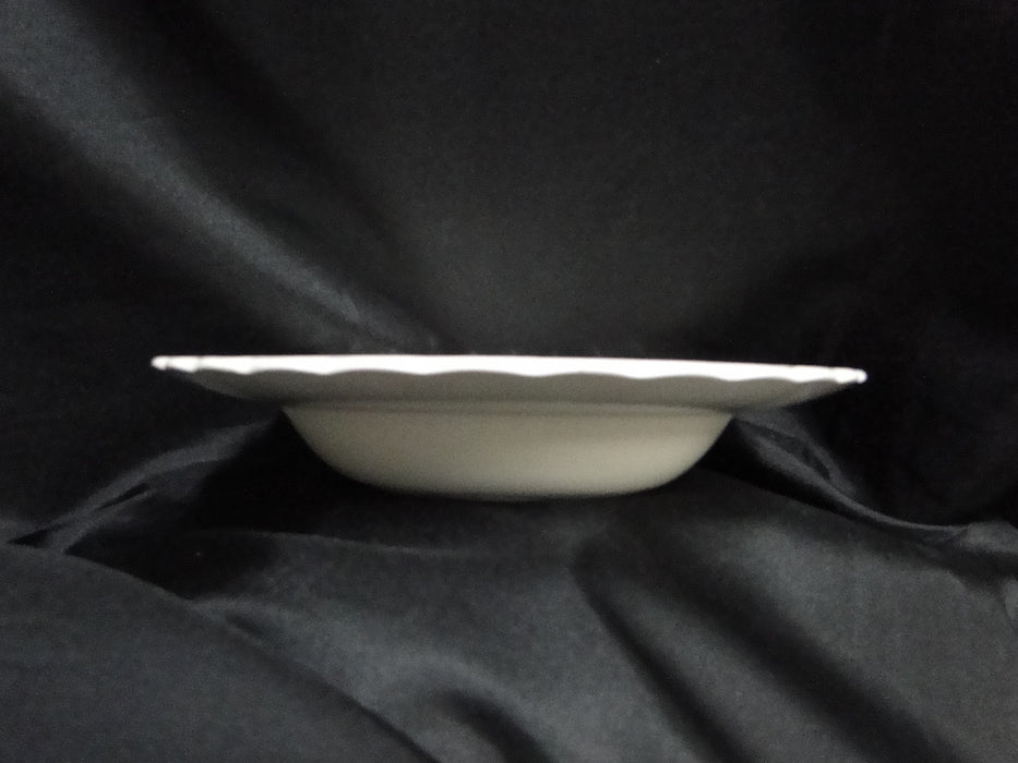 Spode Wicker Dale, Floral on Chelsea Wicker: Rim Soup Bowl, 7 3/4"