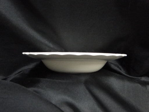 Spode Wicker Dale, Floral on Chelsea Wicker: Rim Soup Bowl, 7 3/4",  Crazing