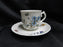 Villeroy & Boch Bouquet, Flowers, Insects: Blue Cup & Saucer Set (s) 2 5/8", 6oz