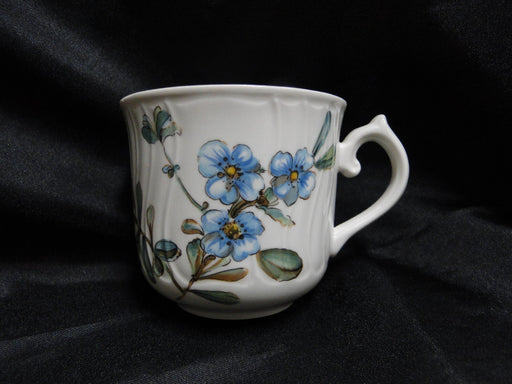 Villeroy & Boch Bouquet, Flowers, Insects: Blue Cup & Saucer Set (s) 2 5/8", 6oz