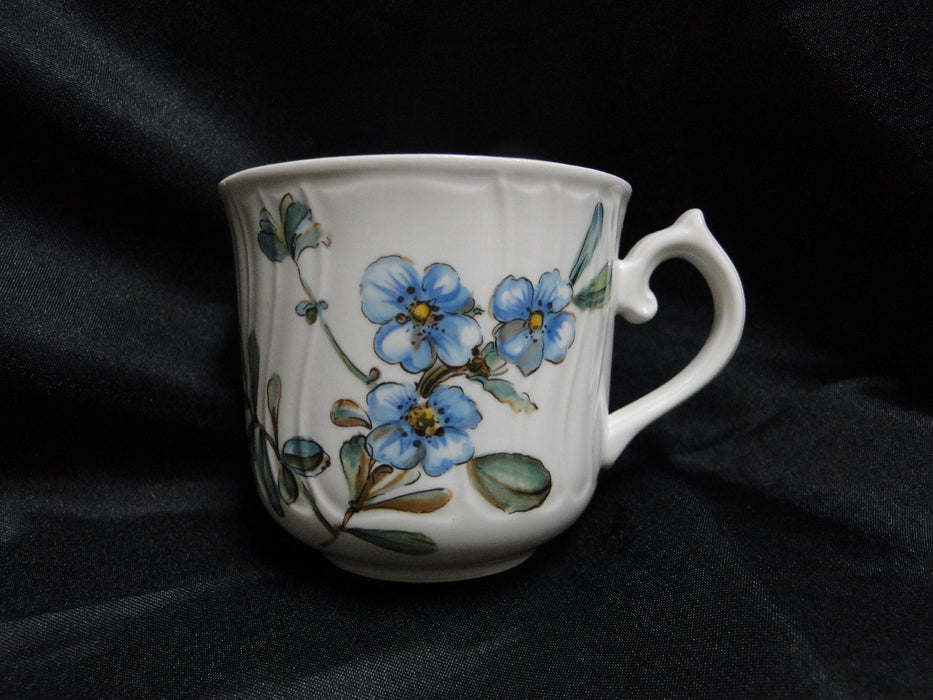 Villeroy & Boch Bouquet, Flowers, Insects: 2 5/8" Blue Cup Only, No Saucer