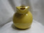 Solid Yellow Pottery, USA: Round Serving Pitcher, 7" Tall