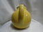 Solid Yellow Pottery, USA: Round Serving Pitcher, 7" Tall