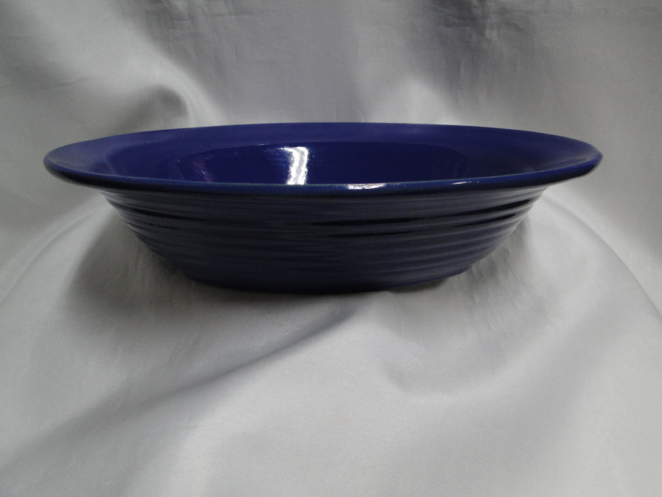 Bauer Ring Cobalt Blue (Old): Oval Serving Bowl, 10 3/4" x 2 3/4" Tall, Flaw