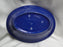 Bauer Ring Cobalt Blue (Old): Oval Serving Bowl, 10 3/4" x 2 3/4" Tall, Flaw