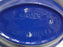 Bauer Ring Cobalt Blue (Old): Oval Serving Bowl, 10 3/4" x 2 3/4" Tall, Flaw