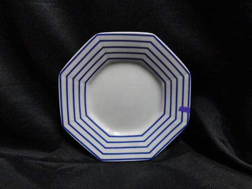 Fitz & Floyd Pin Stripe Blue: 5 3/4" Saucer Only, No Cup, As Is