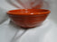 Bauer Ring Orange (Old): Mixing Bowl #8, 8 1/4" x 3 1/4" Tall