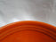 Bauer Ring Orange (Old): Mixing Bowl #8, 8 1/4" x 3 1/4" Tall