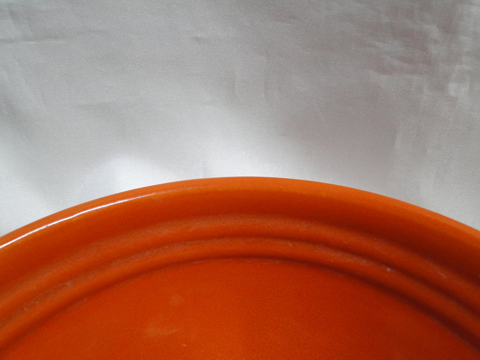 Bauer Ring Orange (Old): Mixing Bowl #8, 8 1/4" x 3 1/4" Tall