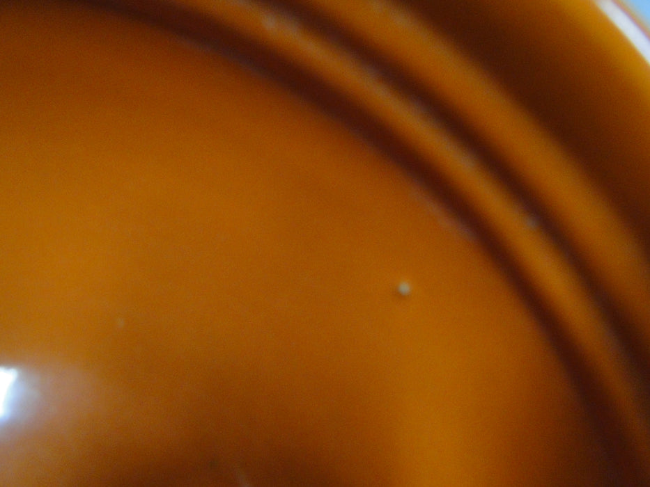 Bauer Ring Orange (Old): Mixing Bowl #8, 8 1/4" x 3 1/4" Tall
