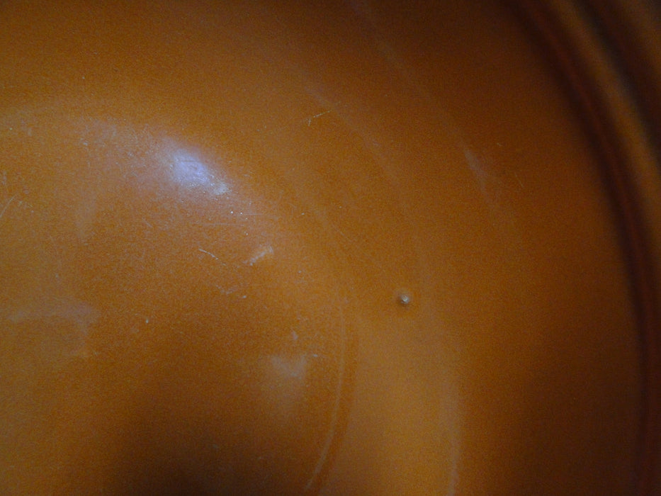Bauer Ring Orange (Old): Mixing Bowl #8, 8 1/4" x 3 1/4" Tall