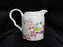 222 Fifth Garden Beauty, Multicolored Florals: Creamer (s), 3 7/8"
