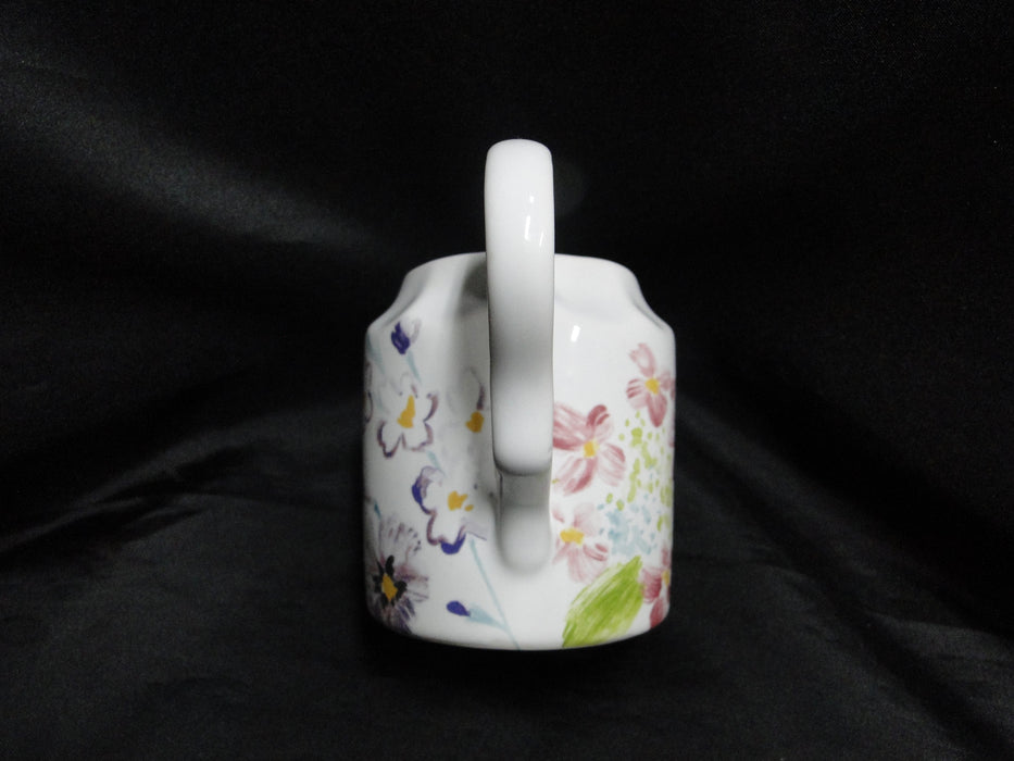222 Fifth Garden Beauty, Multicolored Florals: Creamer (s), 3 7/8"