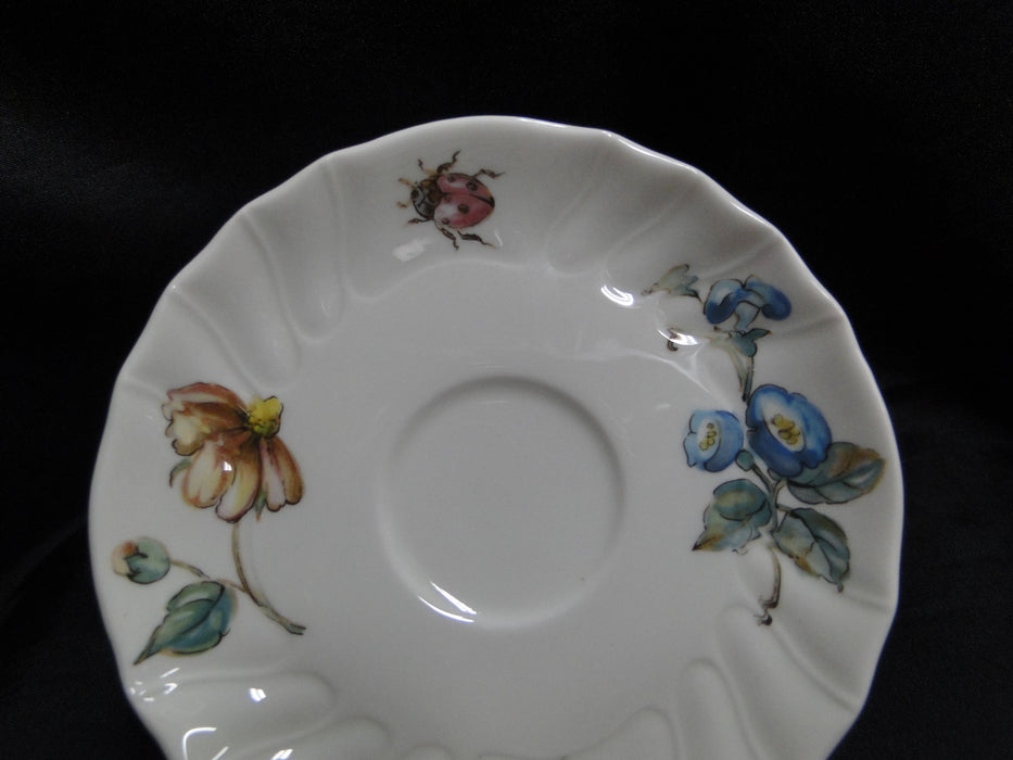 Villeroy & Boch Bouquet, Flowers, Insects: Demi Cup & Saucer Set (s), 2 1/4"