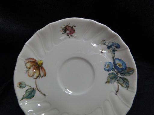 Villeroy & Boch Bouquet, Flowers, Insects: 4 5/8" Demitasse Saucer (s), No Cup