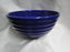 Ring Cobalt Blue, Bauer: Mixing Bowl, 8 5/8" x 4 1/4" Tall, Flaw