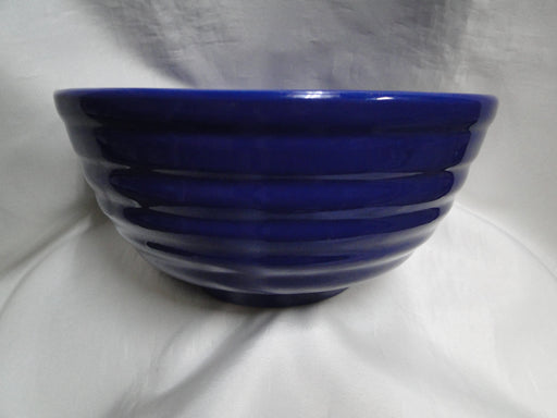 Ring Cobalt Blue, Bauer: Mixing Bowl, 8 5/8" x 4 1/4" Tall, Flaw