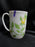 Fitz & Floyd Yellow Rose, White w/ Yellow & Green: Mug (s), 4", As Is