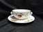 Villeroy & Boch Bouquet, Flowers, Insects: Cream Soup Bowl & Saucer Set, Flaw
