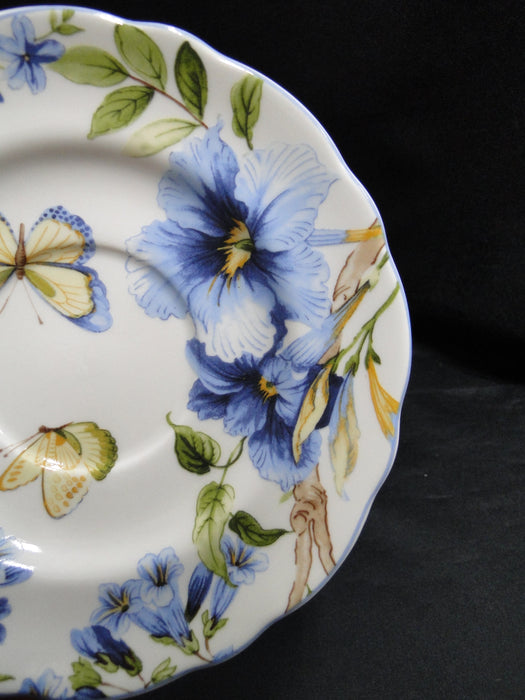 222 Fifth Lyanna Blue, Blue Flowers: Cup & Saucer Set, 3 1/4"
