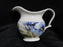 222 Fifth Lyanna Blue, Blue Flowers: Creamer / Cream Pitcher (s), 4" Tall