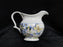 222 Fifth Lyanna Blue, Blue Flowers: Creamer / Cream Pitcher (s), 4" Tall