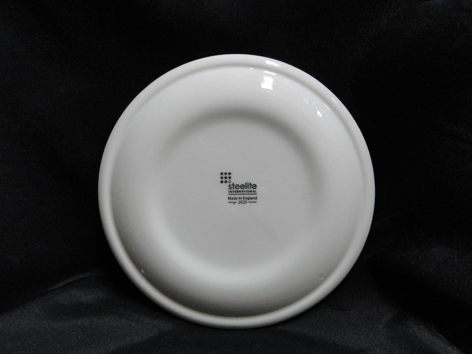 Steelite Craft, England: NEW White Coupe Bread Plate (s), 6"