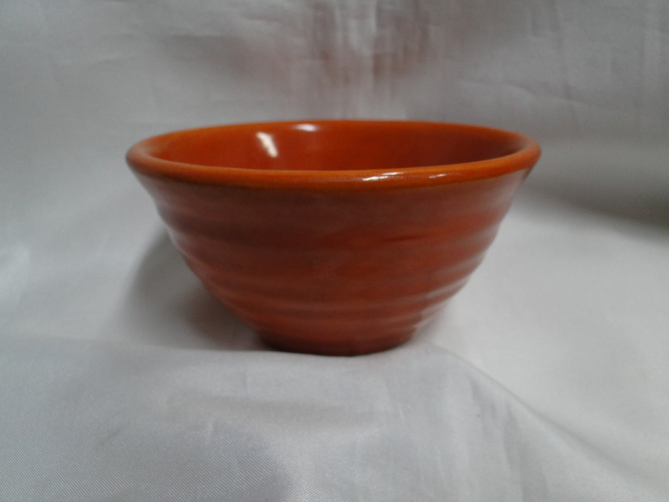 Ring Orange, Bauer: Mixing Bowl #36, 5" x 2 1/2" Tall