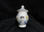 222 Fifth Lyanna Blue, Blue Flowers: Sugar Bowl & Lid (s), 5" Tall