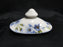 222 Fifth Lyanna Blue, Blue Flowers: Sugar Bowl & Lid (s), 5" Tall