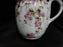 Haviland, Ch. Field (Limoges) Pink CHF 1649, Gold Trim: Pitcher, 4" Tall