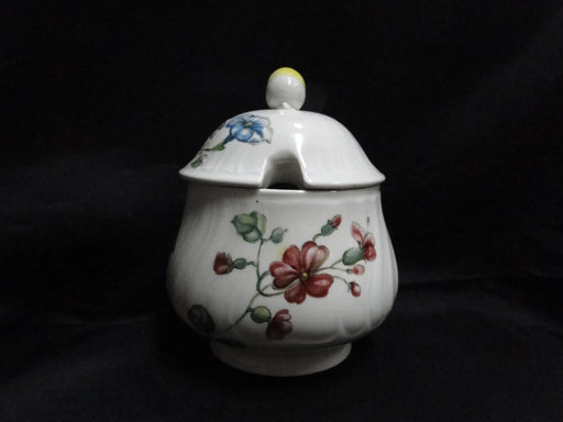 Villeroy & Boch Bouquet, Flowers, Insects: Jam / Jelly Jar & Lid, 4 3/4" Tall