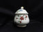 Villeroy & Boch Bouquet, Flowers, Insects: Sugar Bowl & Lid, 4 3/4" Tall