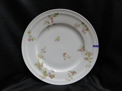Haviland (Limoges) Schleiger 242e, Pink Roses: Dinner Plate (s), 9 3/4", As Is