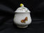 Villeroy & Boch Bouquet, Flowers, Insects: Mini Sugar Bowl & Lid, 4" Tall