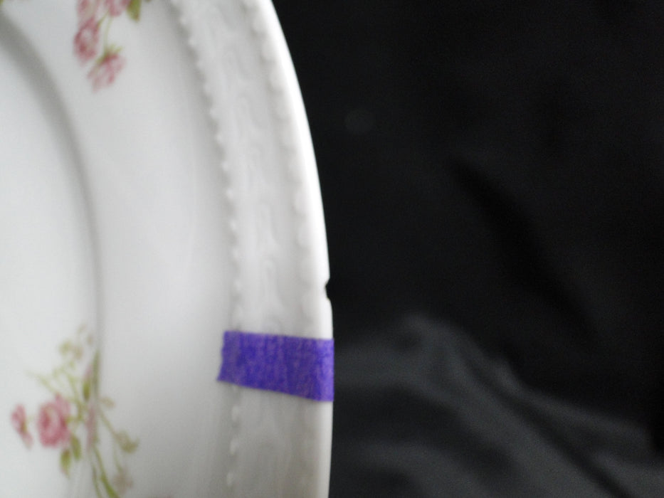 Haviland (Limoges) Schleiger 242e, Pink Roses: Dinner Plate (s), 9 3/4", As Is