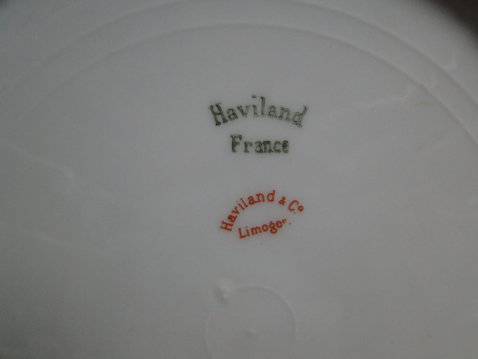 Haviland (Limoges) Schleiger 91F, Lavender & Gray: Dinner Plate, 9 3/4", As Is