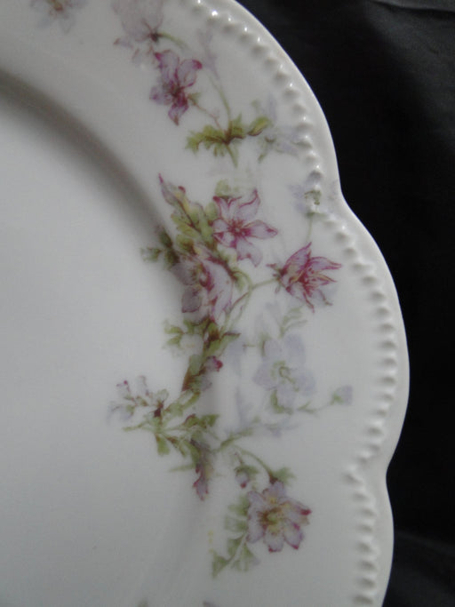 Haviland (Limoges) Schleiger 91F, Lavender & Gray: Salad Plate, 8 1/2", As Is
