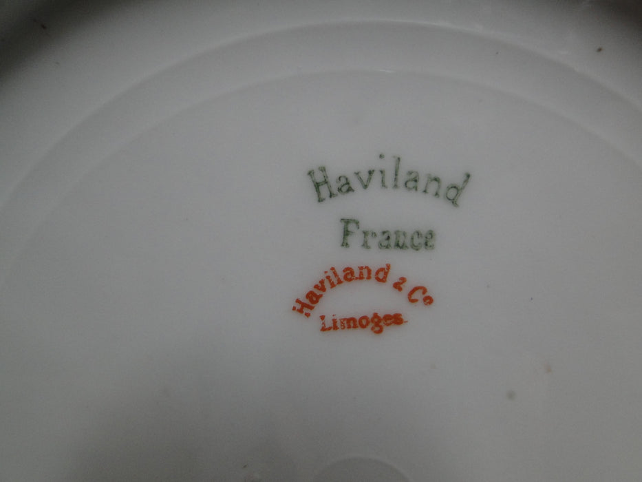 Haviland (Limoges) Schleiger 91F, Lavender & Gray: Salad Plate, 8 1/2", As Is