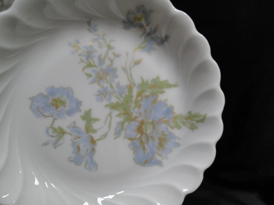 Haviland Margaux, Blue Flowers, Green Leaves: Coaster, 4 1/4"