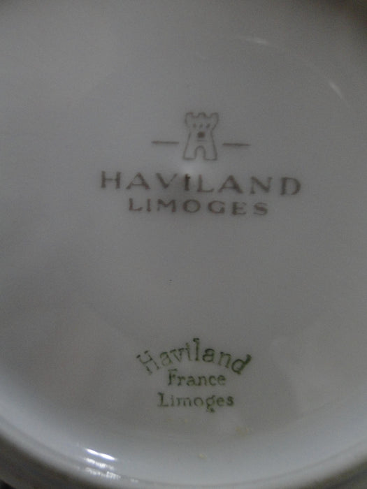 Haviland Margaux, Blue Flowers, Green Leaves: Coaster, 4 1/4"