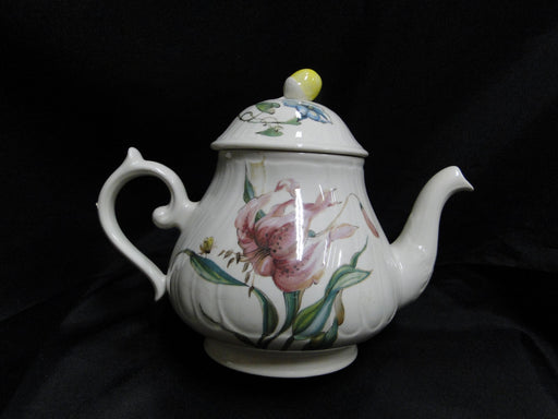 Villeroy & Boch Bouquet, Flowers, Insects: Teapot & Lid, 5 3/4", 3 Cup Capacity