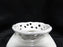 THL T1H2, White w/ Metal Medallion, Lattice: Sugar Bowl & Lid, 4" Tall, As Is