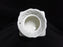 THL T1H2, White w/ Metal Medallion, Lattice: Sugar Bowl & Lid, 4" Tall, As Is