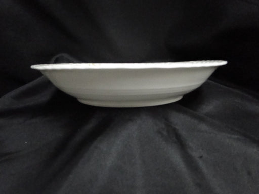 Haviland (Limoges) Green & Tan Floral Garland, Blank 123: Coupe Soup Bowl 7 1/2"