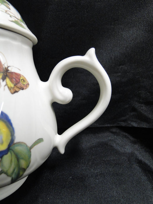 Villeroy & Boch Bouquet, Flowers, Insects: Teapot & Lid, 5 3/4", As Is