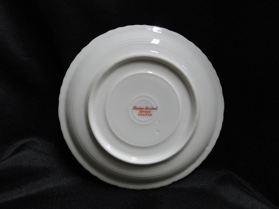 Haviland (Limoges) Green & Tan Floral Garland, Blank 123: 5 5/8" Saucer Only