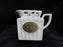 THL T1H2, White w/ Metal Medallion, Lattice: Creamer, 3 1/ 4" Tall, As Is