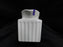 THL T1H2, White w/ Metal Medallion, Lattice: Creamer, 3 1/ 4" Tall, As Is